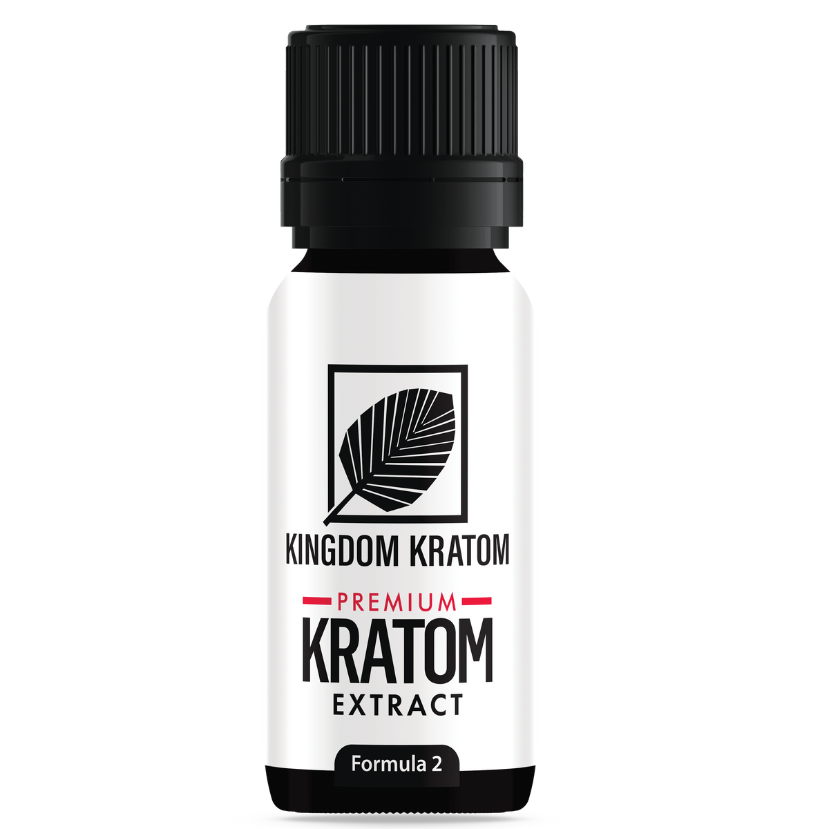 Kingdom Kratom Formula 2 Best Kratom Extract Shot 10ML Bottle - Front View | Kingdom Kratom