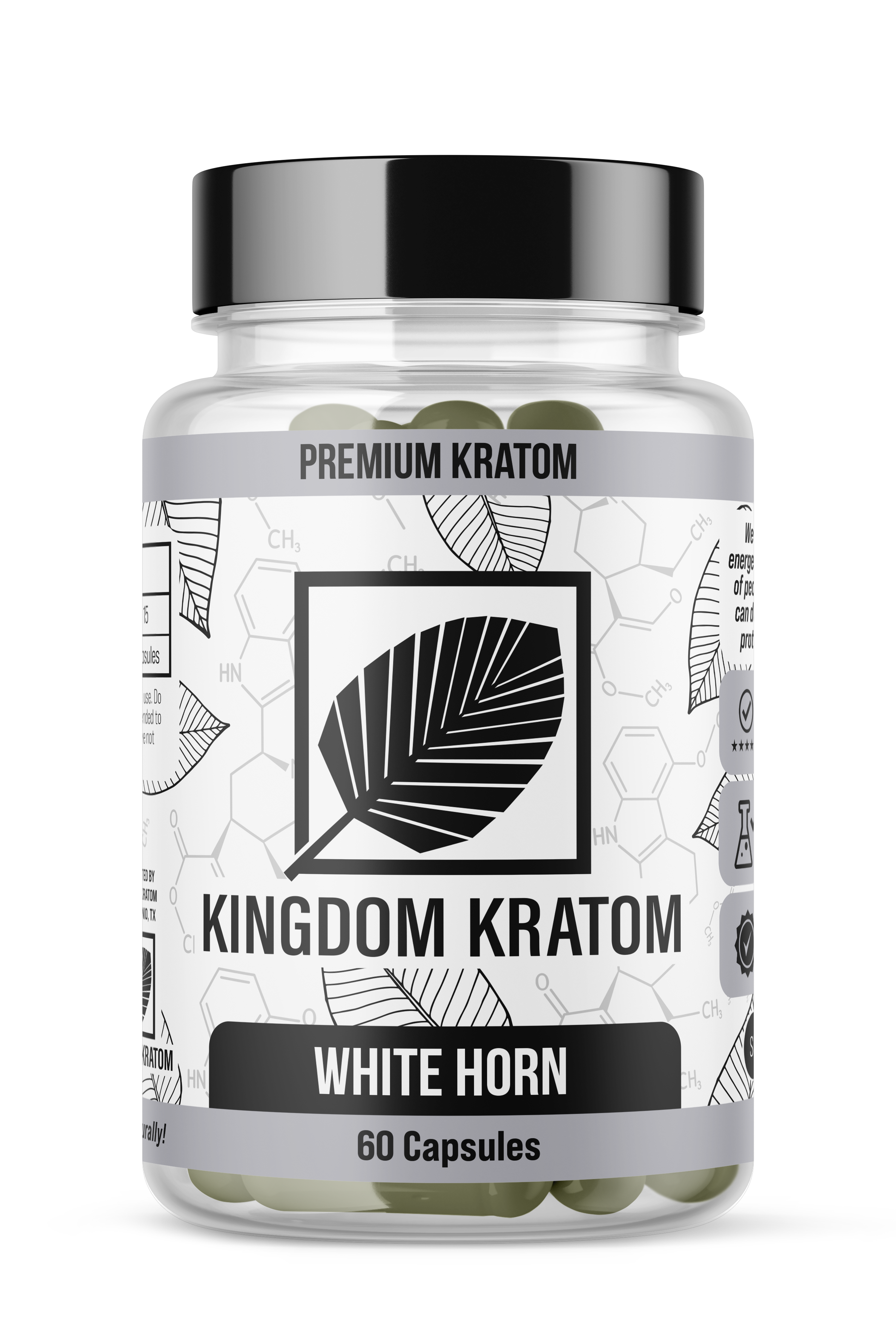 White Horn Kratom Capsules