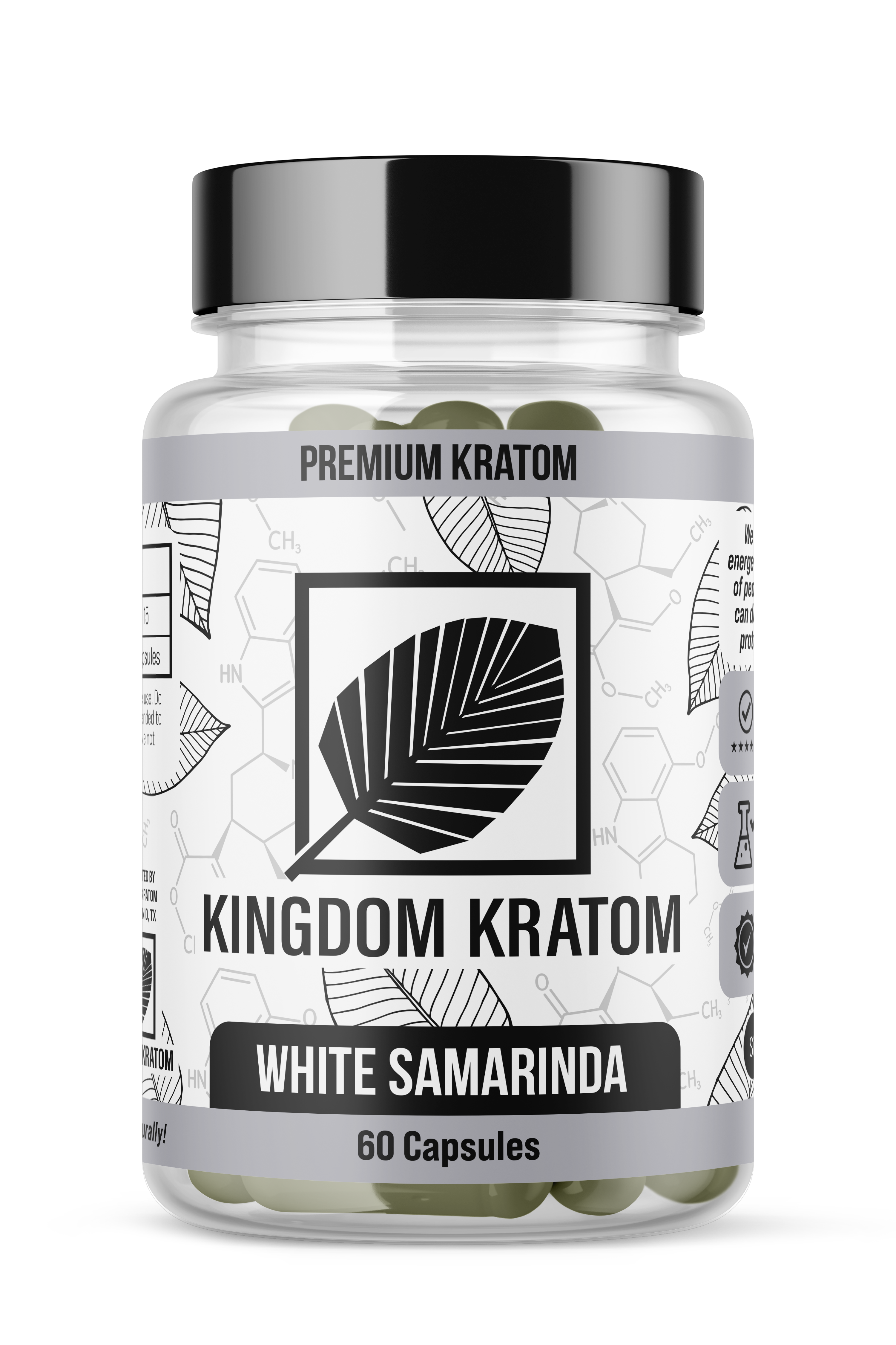White Samarinda Kratom Capsules