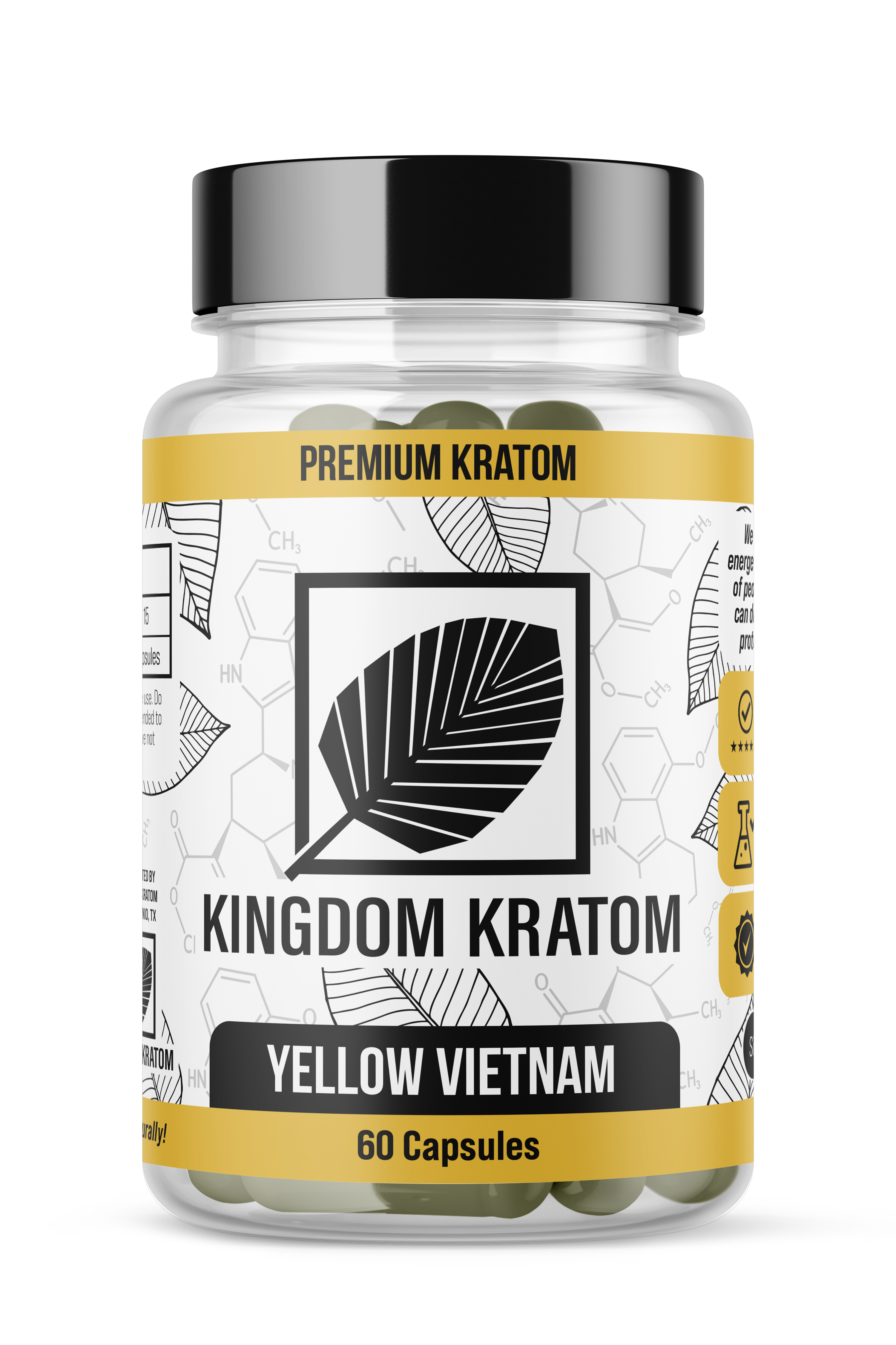 Yellow Vietnam Kratom Capsules