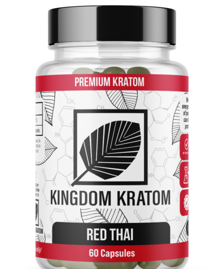 Red Thai Kratom Capsules